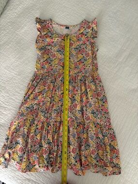 Old Navy Yellow, Pink & Green Floral dress